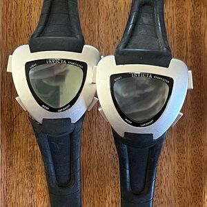 Invicta Black and Silver Watches